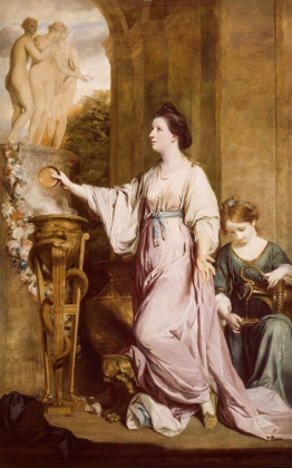 Picture of LADY SARAH BUNBURY SACRIFICING TO THE GRACES 1763