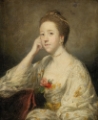 Picture of PORTRAIT OF A LADY IN WHITE CA 1762