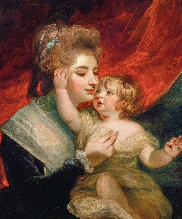 Picture of PORTRAIT OF LADY DASHWOOD AND HER SON, HENRY GEORGE MAYNE