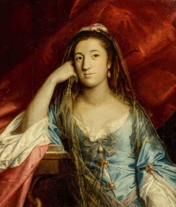 Picture of PORTRAIT OF LADY FORTESCUE, ANNE CAMPBELL CA 1759