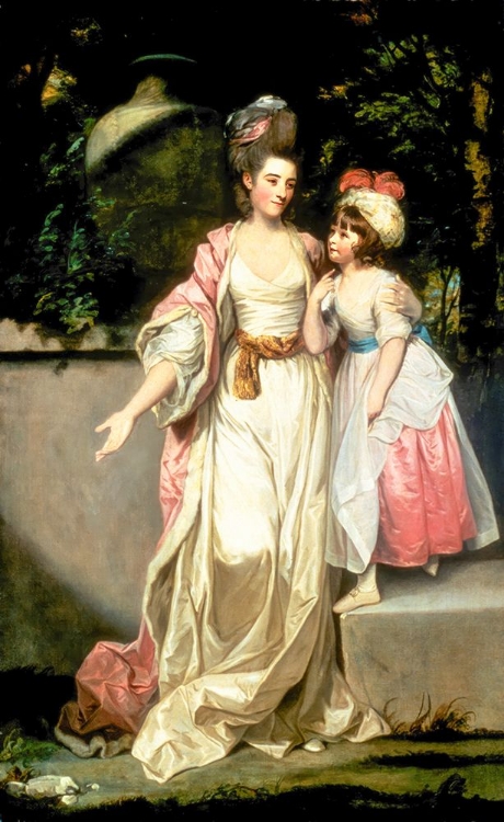 Picture of PORTRAIT OF MRS JELF POWIS AND HER DAUGHTER 1777