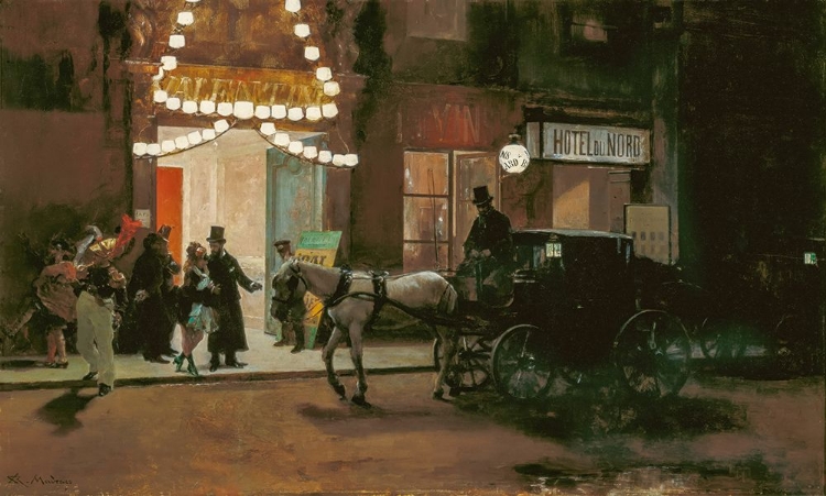 Picture of LEAVING THE MASKED BALL CA 1885