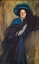 Picture of PORTRAIT OF A LADY IN BLUE CA 1897