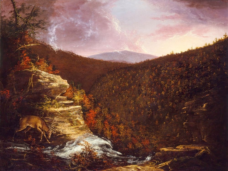 Picture of FROM THE TOP OF KAATERSKILL FALLS 1826