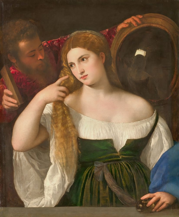 Picture of PORTRAIT OF A WOMAN AT HER TOILETTE 1514