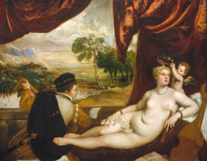 Picture of VENUS AND THE LUTE PLAYER CA 1565
