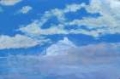 Picture of CLOUD STUDY WITH MOUNTAIN PEAK 19TH CENTURY