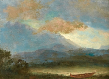 Picture of INDIAN CANOE AT LAKESIDE