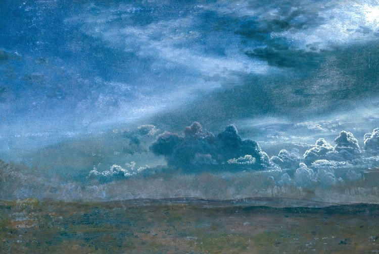 Picture of LANDSCAPE WITH STORMY CLOUDS 19TH CENTURY