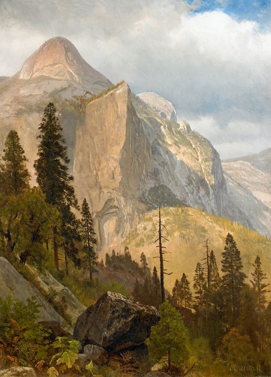Picture of NORTH DOME, YOSEMITE VALLEY 1889