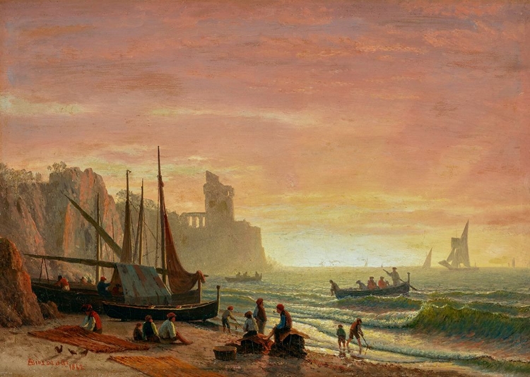 Picture of THE FISHING FLEET 1862