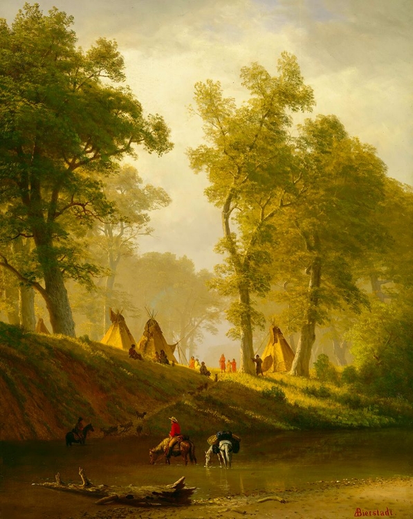 Picture of THE WOLF RIVER, KANSAS CA 1859