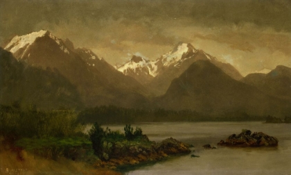 Picture of UNTITLED, MOUNTAINS AND LAKE