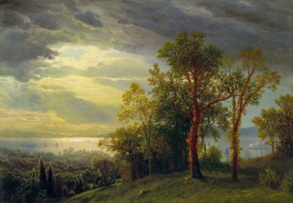 Picture of VIEW ON THE HUDSON 1870