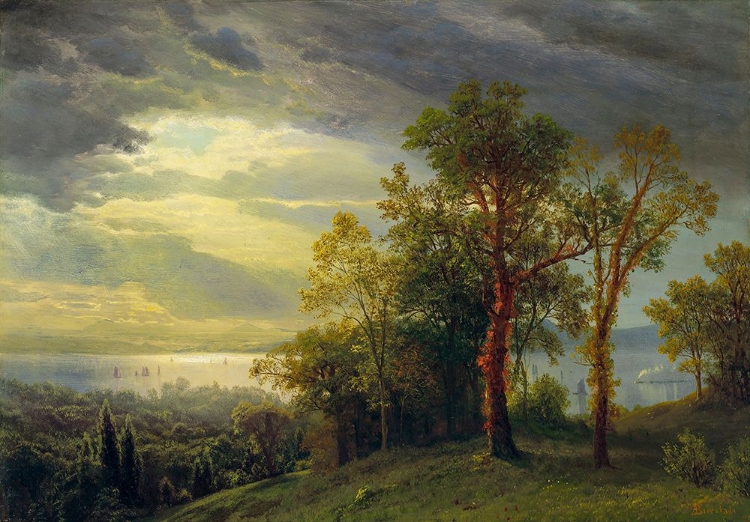 Picture of VIEW ON THE HUDSON 1870