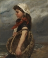Picture of GIRL WITH BASKET CA 1888