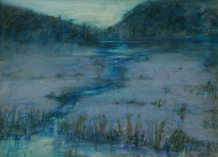 Picture of MARSHLANDS AT SUNDOWN CA 1908