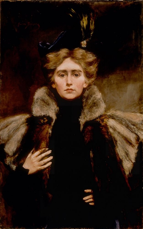 Picture of NATALIE IN FUR CAPE 1897