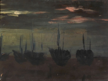 Picture of SHIPS IN MOONLIGHT