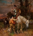 Picture of DON QUIXOTE AND SANCHO PANZA