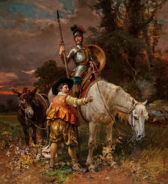 Picture of DON QUIXOTE AND SANCHO PANZA