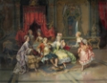 Picture of LOUIS XV IN THE THRONE ROOM