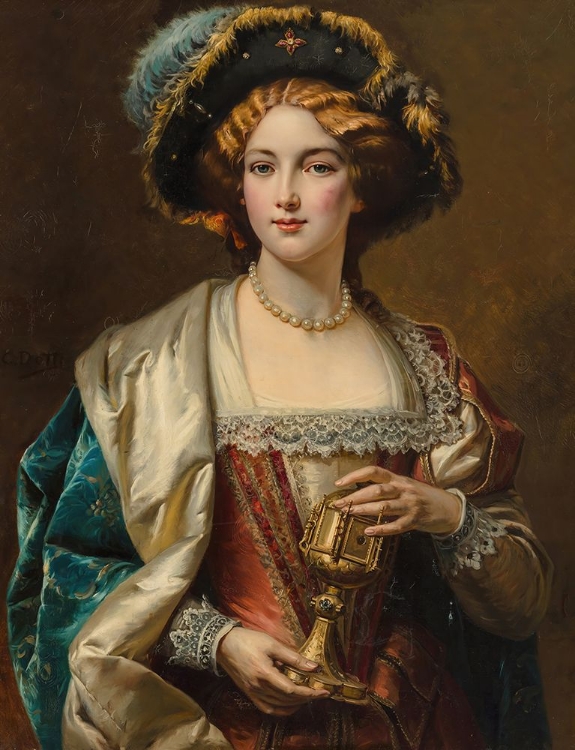 Picture of PORTRAIT OF A NOBLEWOMAN