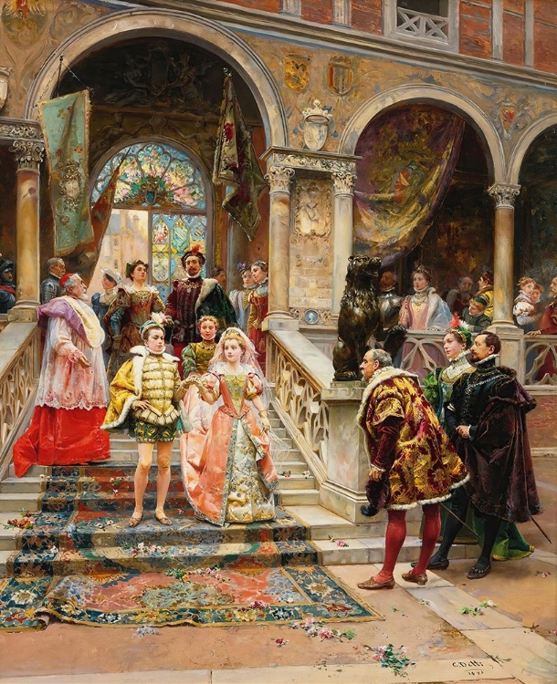 Picture of THE MARRIAGE OF THE PRINCE 1895