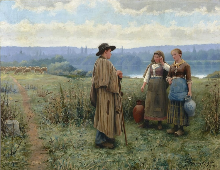 Picture of AN IDLE MOMENT CA 1890