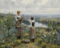 Picture of PICKING FLOWERS