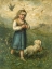 Picture of CHILD WITH BIRDS AND DOG 1882