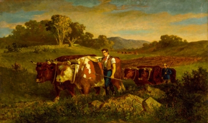 Picture of HERDSMEN WITH COWS 1869