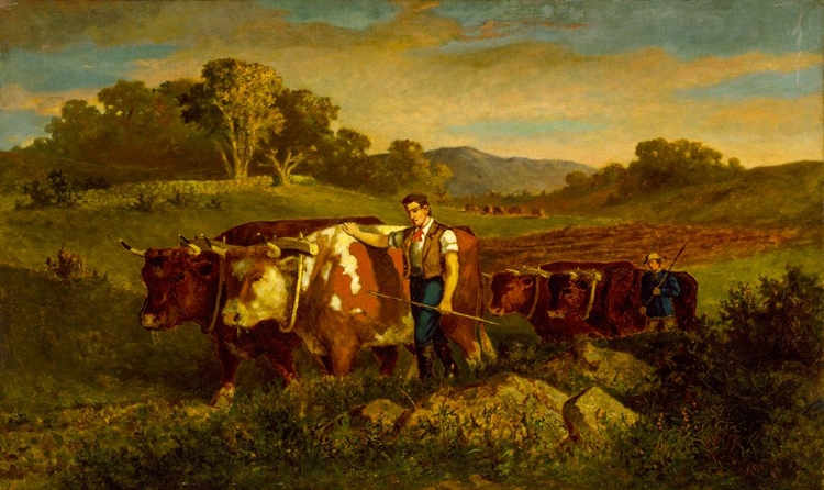Picture of HERDSMEN WITH COWS 1869