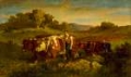 Picture of HERDSMEN WITH COWS 1869