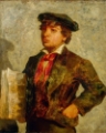 Picture of NEWSPAPER BOY 1869