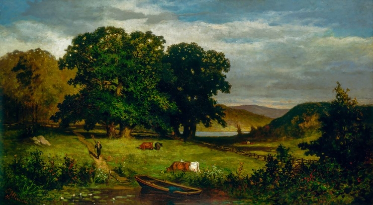 Picture of OAK TREES 1876