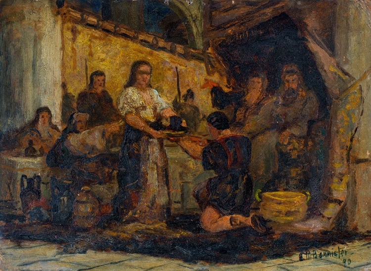 Picture of SALOME RECEIVING THE HEAD OF JOHN THE BAPTIST 1890