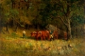 Picture of UNTITLED, BOY AND MAN WITH OXEN 1891
