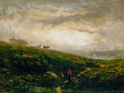 Picture of UNTITLED, COWS DESCENDING HILLSIDE 1881