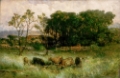 Picture of UNTITLED, FIVE COWS IN PASTURE CA 1884