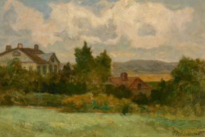 Picture of UNTITLED, HOUSES AND TREES 1898