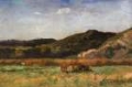 Picture of UNTITLED, LANDSCAPE WITH COWS GRAZING, HILLS 1891