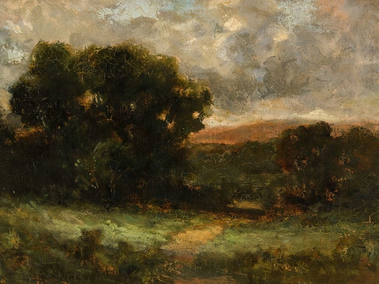 Picture of UNTITLED, LANDSCAPE WITH MEADOW AND TREES