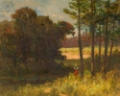 Picture of UNTITLED, LANDSCAPE WITH TREES AND WOMAN 1894