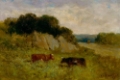 Picture of UNTITLED, LANDSCAPE WITH TWO COWS 1898