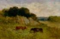 Picture of UNTITLED, LANDSCAPE WITH TWO COWS 1898