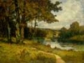 Picture of UNTITLED, LANDSCAPE, TREES NEAR RIVER 1891