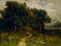 Picture of UNTITLED, LANDSCAPE, WOODCUTTER ON PATH 1879