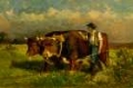 Picture of UNTITLED, MAN WITH TWO OXEN 1869