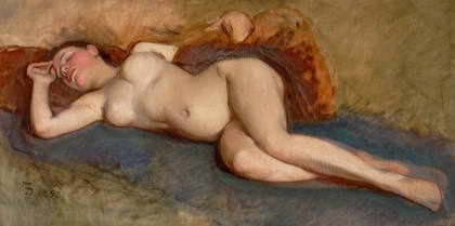 Picture of RECLINING NUDE 1892